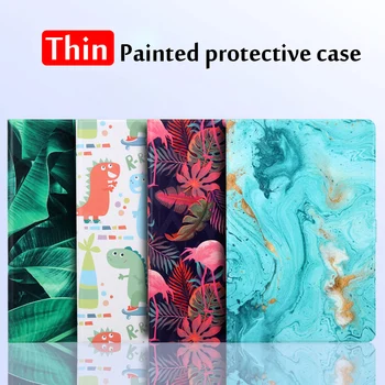 

Case For Huawei MediaPad M5 Lite 10 BAH2-W09 / BAH2-L09 / BAH2-W19 10.1'' tablet Fashion painted Pu leather stand holder Cover