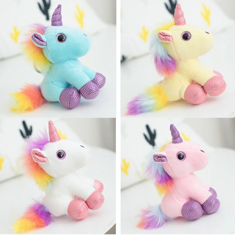 

Size 7CM Approx Multi-Colors Animal Plush Toys Stuffed Plush Toys Key Chain Dolls