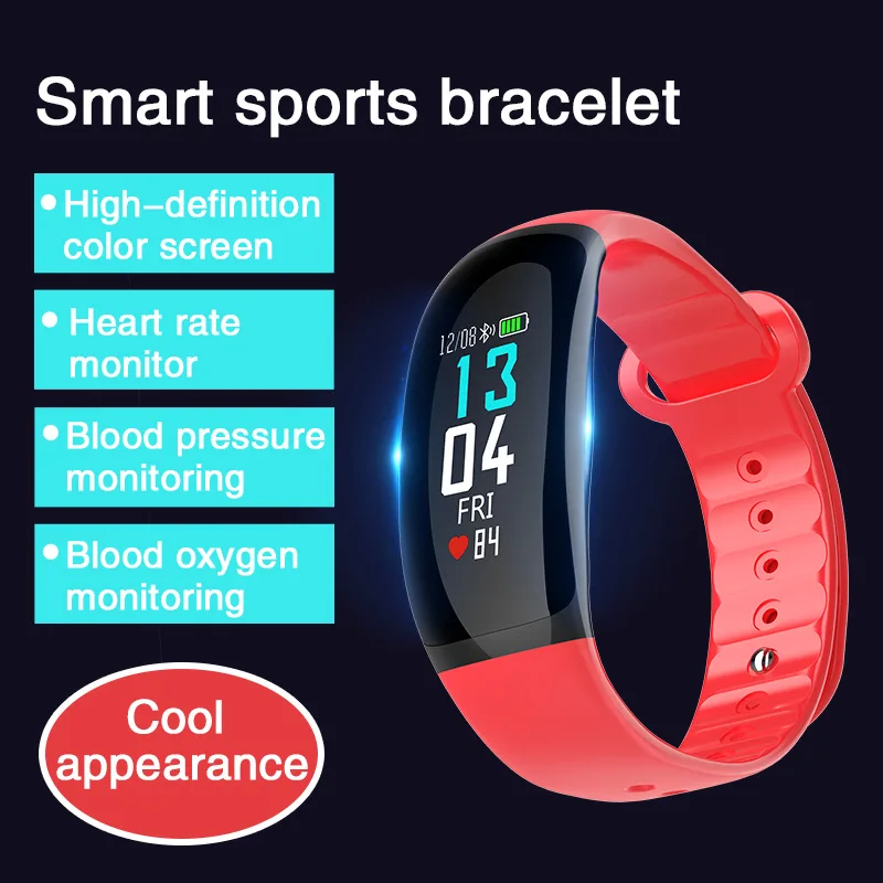B70 Bluetooth Smart Bracelet Wristband Watch Heart Rate Blood Pressure Monitor Tracker For iOS Android pk T70 T80 T90 SmartWatch