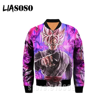 

3D Print Women Men Jacket Windbreaker Coat Outwear Dragon Ball goku hoodie Anime Sweatshirt Harajuku hoodies Fashion streetwear