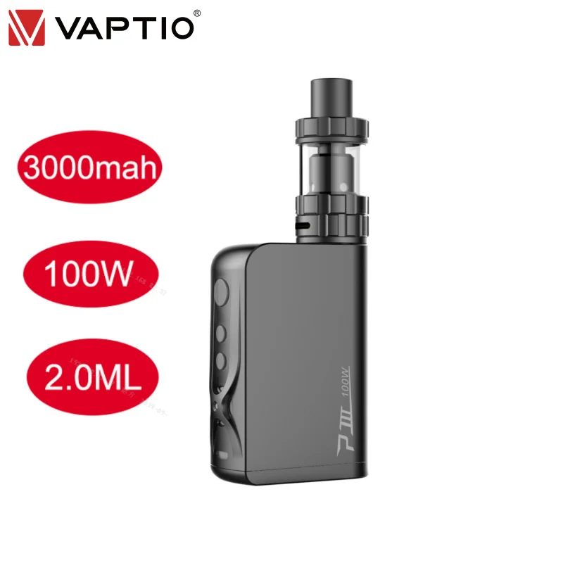 Доставка в Великобритании! Электронная сигарета Vaptio P3 боксмод 100 Вт бак для