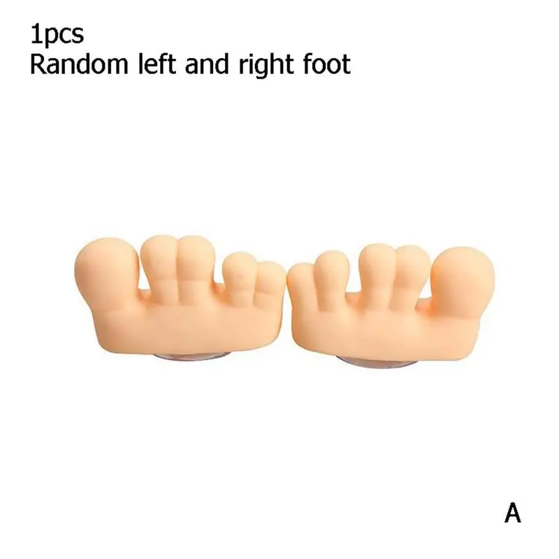 

Mini Small Ankle Pen Random Left And Right Feet Toe Holder Hook Rack Eco-friendly Bathroom Accessories Set Office Supplies