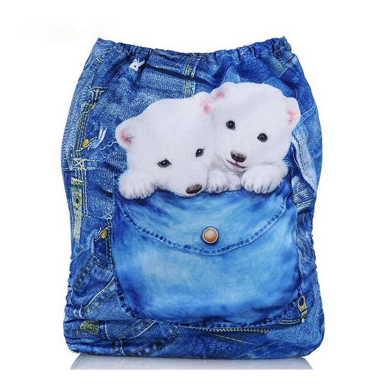 

[Mumsbest] New Design Baby Cloth Diaper with Microfiber Insert Waterproof PUL Digital Position Reusable Pocket Cloth Nappies