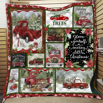 

2020 Christmas Textile Quilt 3D Digital Printed Air Conditioner Cotton Summer Cool Quilt
