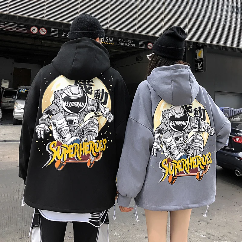 Aolamegs куртки мужские мультяшный принт Повседневный Спортивный костюм Harajuku плюс