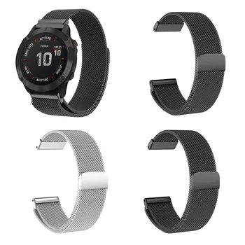 

For Garmin Fenix 6/Fenix 6Pro Magnetic Metal Stainless Steel Replacement Strap Bracelet For Garmin Fenix 6/Fenix 6Pro Watchband
