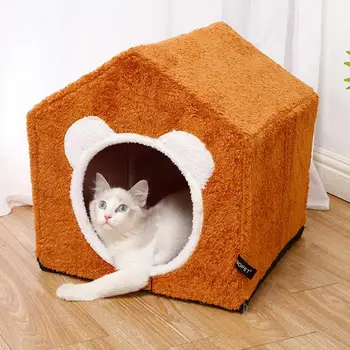 

Four Seasons Universal Pet Kennel Removable And Washable Cat Kennel Dog Kennel Winter Warm Pet Kennel Pet House