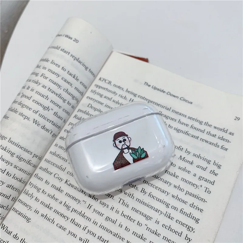 for AirPods Pro 08 Забавный ноздри узор для Airpods чехол мультфильм свинья Прозрачный Bluetooth защитный чехол для наушников для Air Pods Pro Жесткий Чехол - Цвет: for AirPods Pro 08