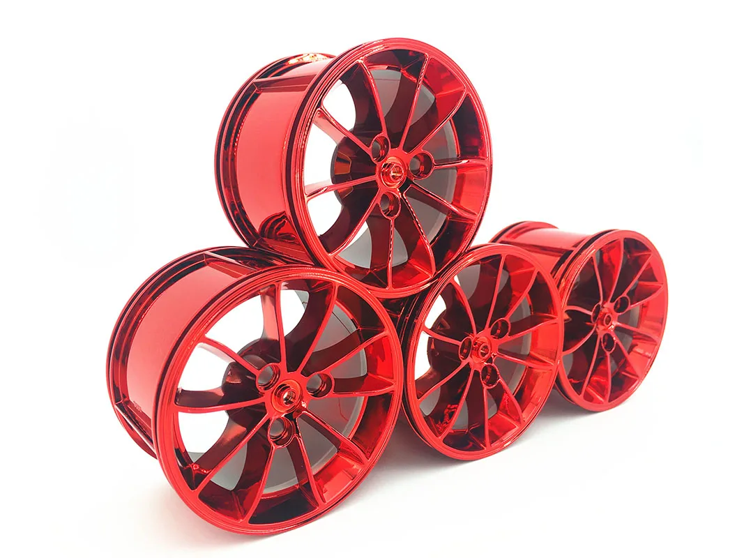 Ступица колеса для 20001 3368 модели автомобиля строительные Конструкторы Кирпичи DIY Игрушки совместимы с 42056 - Цвет: Glittering red