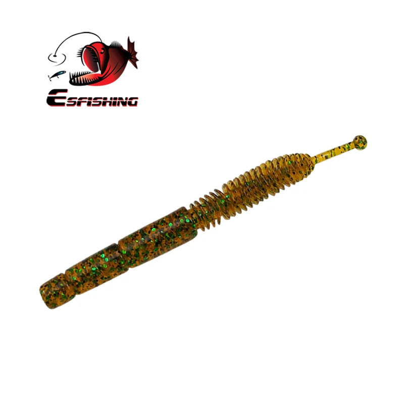 PA19 Esfishing, Мягкая приманка, Круз червь, 125 мм, 8,5 г, 6 шт., силиконовая приманка для рыбалки, аксессуары, Iscas, искусственная наживка, похожая на жизнь - Цвет: PA19