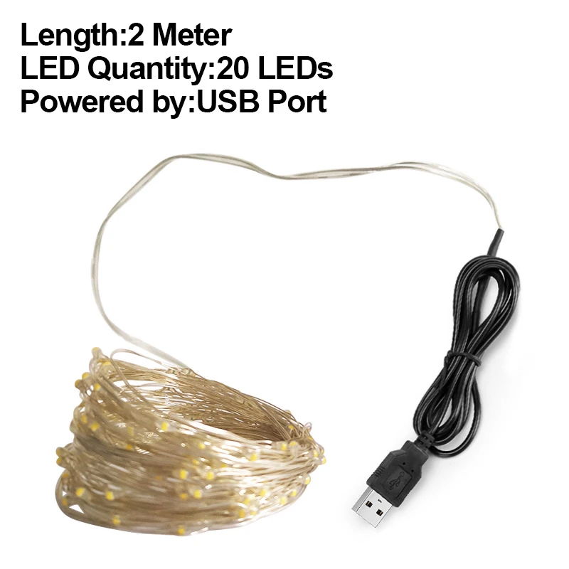 2M USB Goodland светодиодный светильник для кухни под шкаф 100 светодиодный s светильник для шкафа лампа подсветка в шкафу светильник s для кухонного шкафа - Цвет: 2M USB
