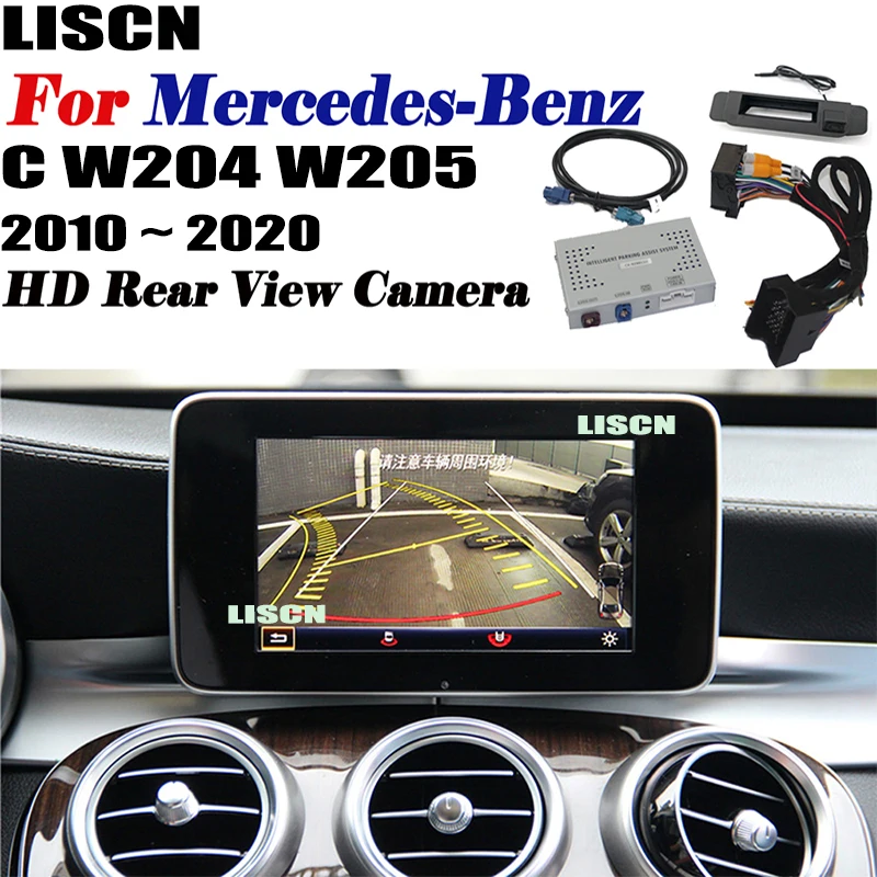 Камера заднего вида для Mercedes Benz C W204 W205 2010 ~ 2020|Камера авто| |