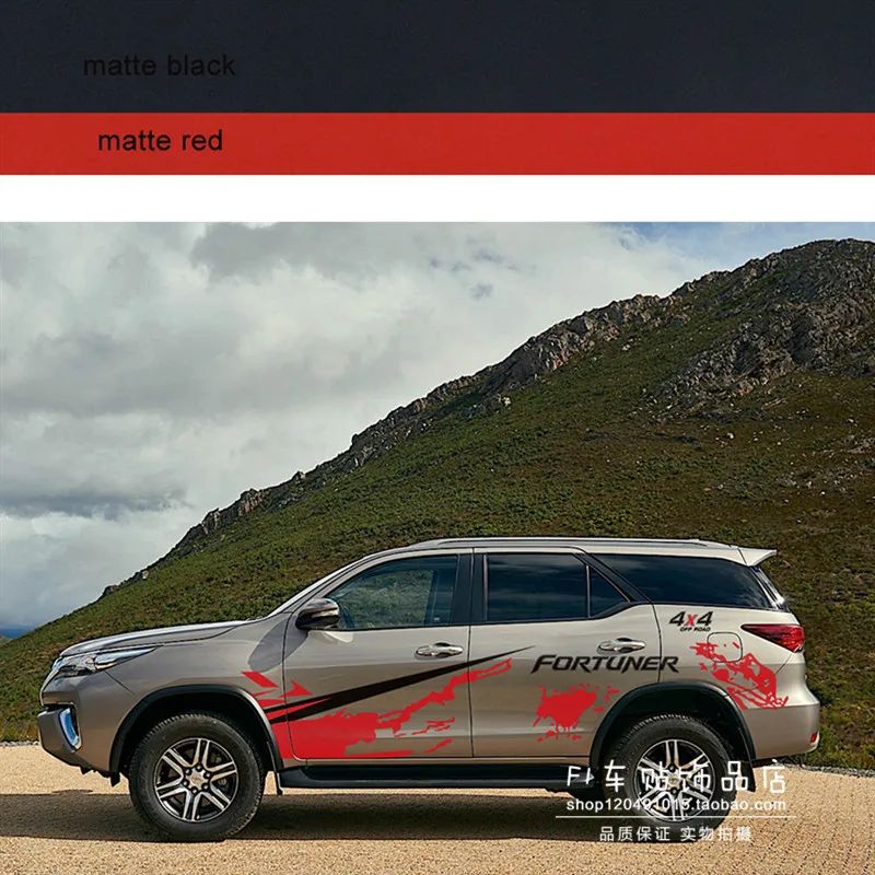 Ford Fortuner стикер внешний вид тела индивидуальное украшение Fortuner Модифицированная внедорожная Спортивная наклейка