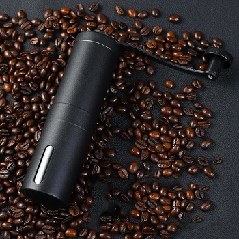 

Quality Hand Coffee Beans Grinding Machine Stainless Steel 304 Black Roasted Coffee Mill Coffee Grinder