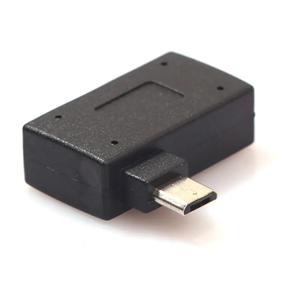 2 шт. Micro USB OTG кабель адаптер 90 градусов Левый Правый Угол Micro USB 2,0 хост-адаптер OTG конвертер для Android IOS Tablet PC