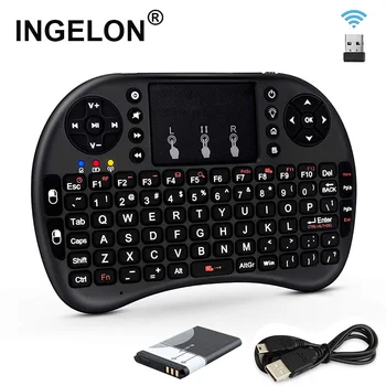 

2.4GHz Mini Wireless Keyboard QWERTY Black Portable i8 with BL 5C Battery For Tablets Windows TV Xbox PS3 Raspberry Pi Dropship
