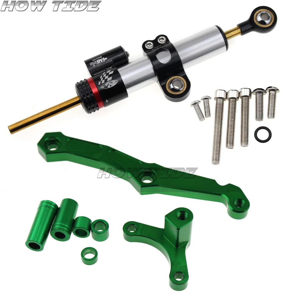 

For Kawasaki Z800 Adjustable Steering Damper Stabilizer Bracket Mounting Holder Z 800 2013 2014 2015 2016 2017 2018 2019 2020