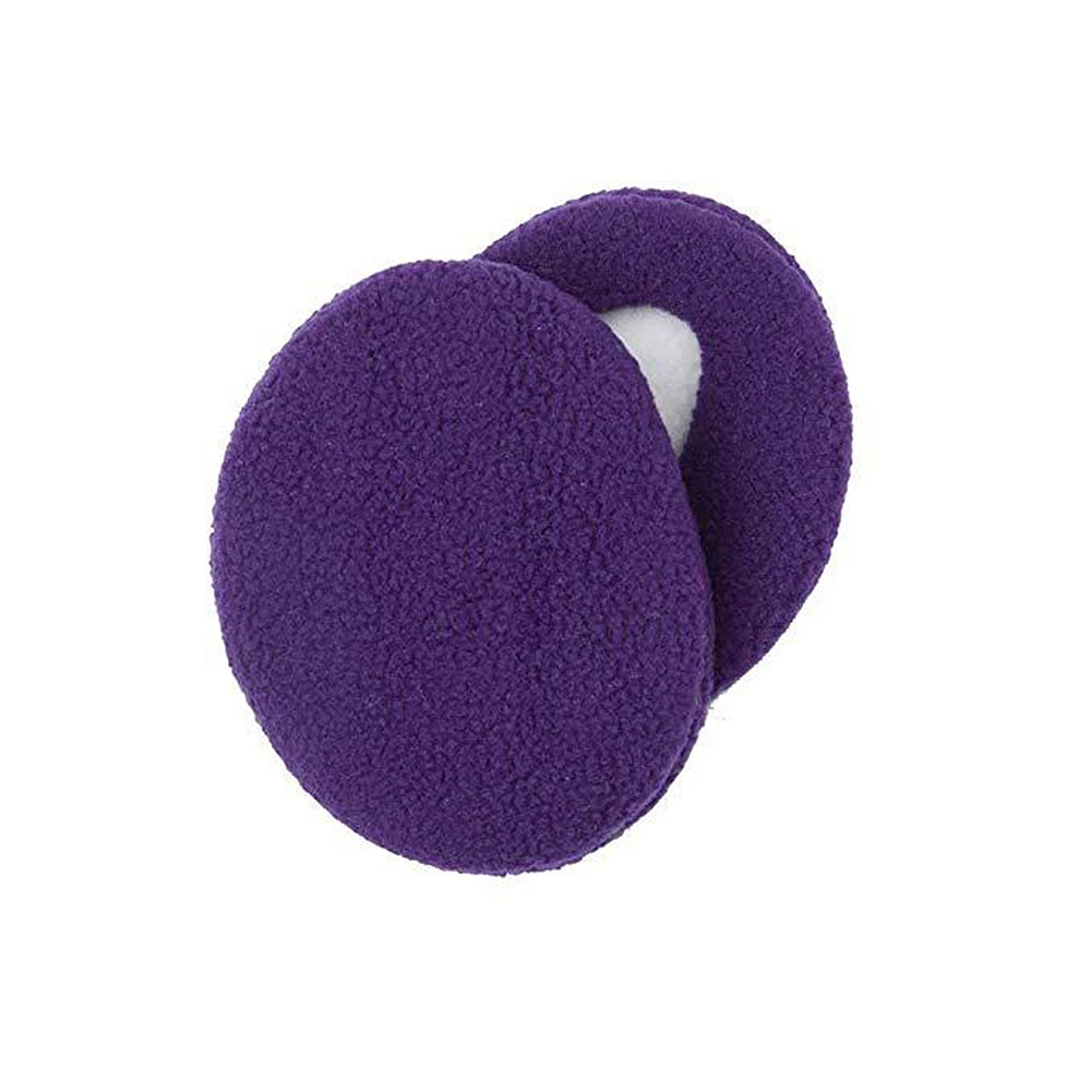 1 пара для взрослых женщин и мужчин, зимние наушники без полосок, теплые наушники для ушей - Цвет: Purple