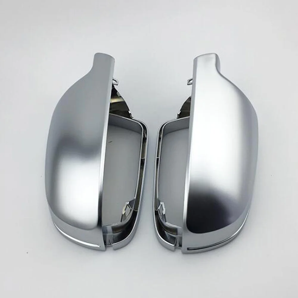 Copertura Specchietto Retrovisore Per Audi A3, A4, A5, Q3, A6 - Design In Fibra Di Carbonio, Colore Glossy Black - Foto 8