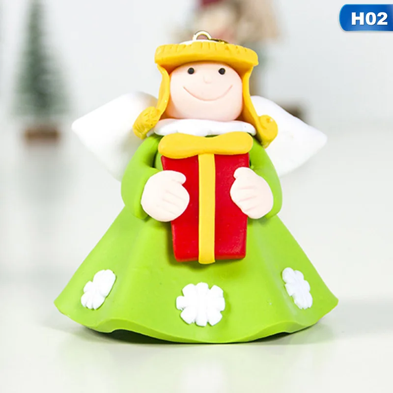 XMA2270H02 navidad плюшевые Ангел Кулон инновационные елочные украшения подвесные корзины украшения Рождественские украшения для дома - Цвет: XMA2270H02