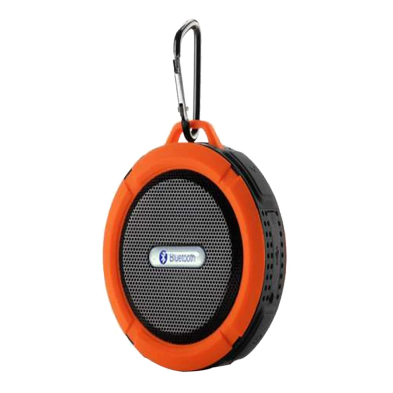 IPX6 Водонепроницаемый Открытый беспроводной Bluetooth 4,0 переносной стереомикрофон Встроенный микрофон ударный резистивный динамик с басом - Цвет: orange