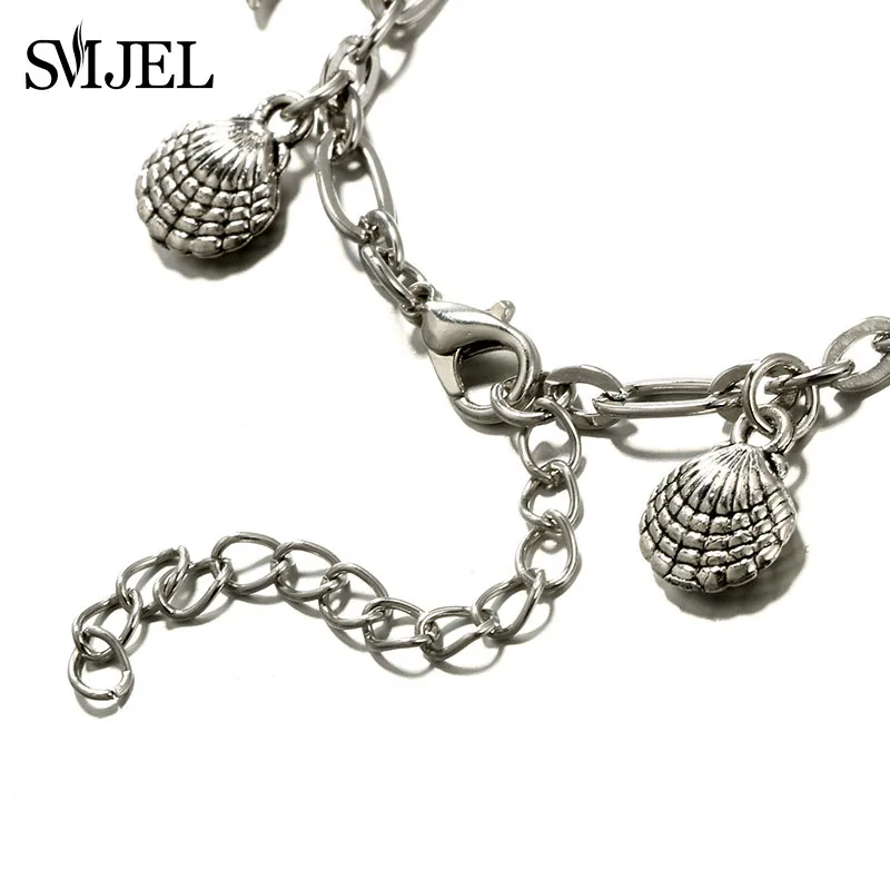 SMJEL new star подвеска в виде черепахи женские браслеты для щиколотки значки на руки Браслеты ногу браслет на ногу в богемном стиле Ювелирное Украшение с морскими мотивами enkelbandje