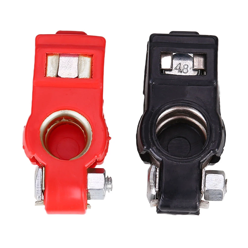Clip Terminal Clamp Positive Negative Car Replacement 1 Pair