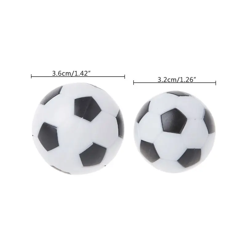 2pcs Resin Foosball Table Soccer Ball Indoor Games Fussball Football 32mm 36mm soccer ball table football game tabletop soccer game