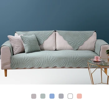 

Modern Cotton Grey Non-slip Couch Armchair Slipcover Protector Armrest 1 2 3 4 Seater Place L Shape Corner Sectional Sofa Towel