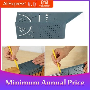 

3D Angle Measuring Ruler Multi-function Ruler 45 Degrees 90 Degrees