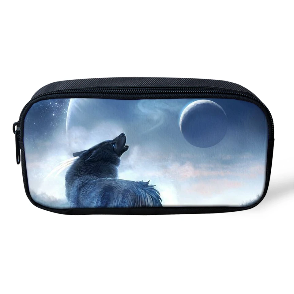 CDWX3770K HaoYun пенал для детей "Fantasy Wolf" шаблон студентов ящик мультфильм животных детские школьные пеналы для ручек девочек косметичка - Цвет: CDWX3770K