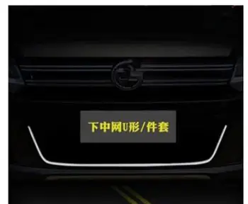 

Car styling Stainless Steel Racing grille auto Chrome plating decoration products accessories for Volkswagen 2013-2016 Tiguan