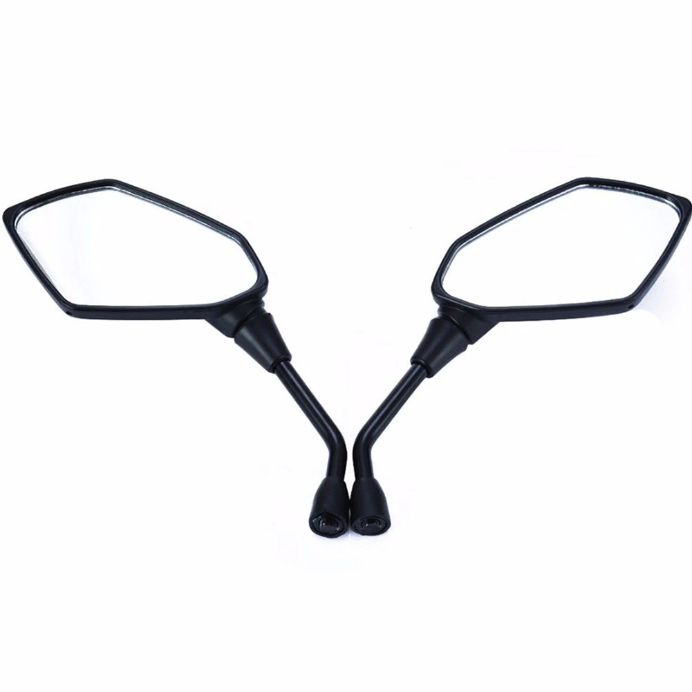 

2PCS Racer Mirrior 8/10mm Universal Side Mirrors Handle Bar Scooter Motorcycle Motorbike Rearmirror 360 Degree Convex Rear View