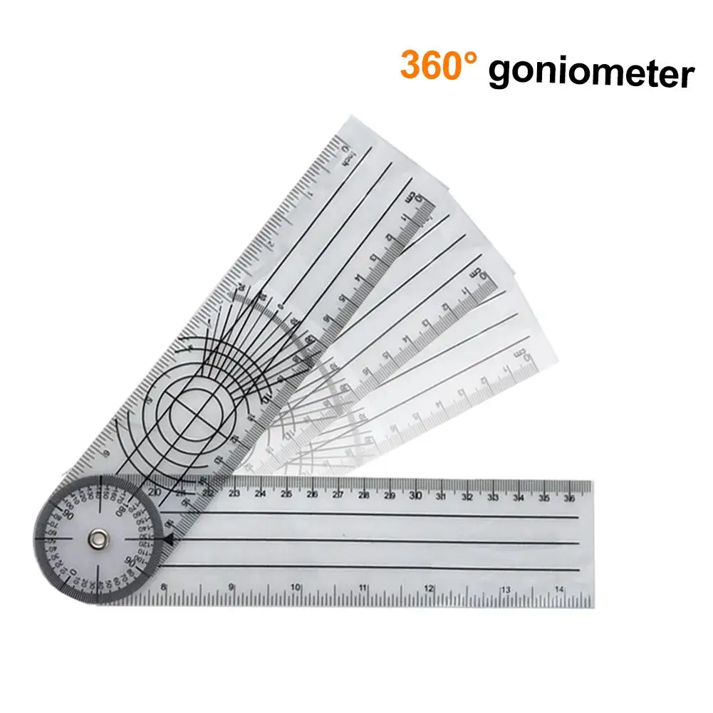 Multi-Ruler 360 Degree Goniometer Angle Medical Spinal Ruler Protractor Useful Measuring School Office Supplies Dropship | Инструменты