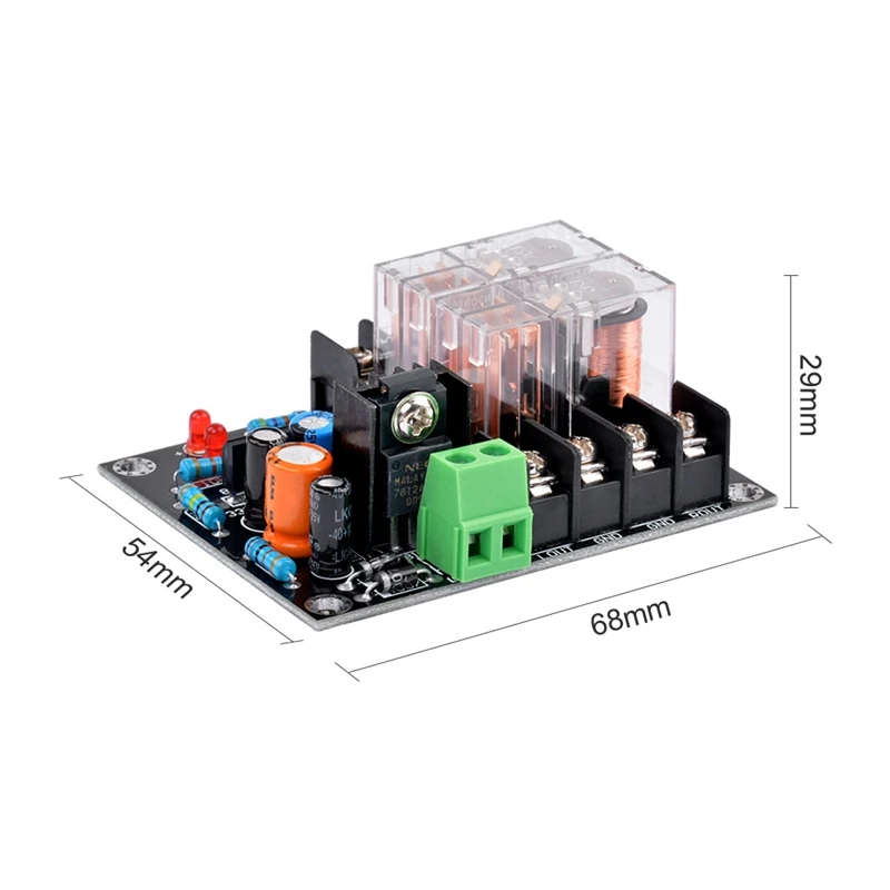 FULL-12-24V UPC1237 Speaker Protection Board Loudspeaker Protection Board Kit Part Boot Delay DC Monitor