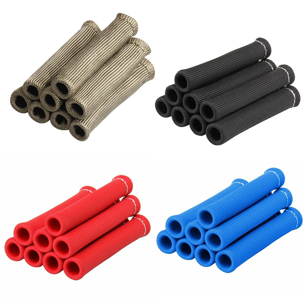 Spark Plug Wire Boots Heat Shield Protector Sleeve For BMW Honda Toyota Chevy Ford Universal spark plug wire protector