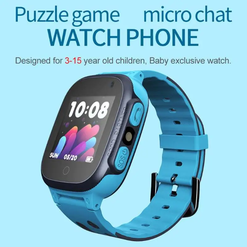DS62 Kinder Smart Uhr Telefon Kamera Touchscreen SOS Call GPS Finder mit High-empfindlichkeit mikro