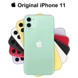 Оригинальный Новый Apple iPhone 11, двойная камера 12 МП, чип A13, дисплей 6,1 дюйма, жидкий дисплей Retina, смартфон IOS, LTE, 4G, медленное Селфи, MI WIFI 6