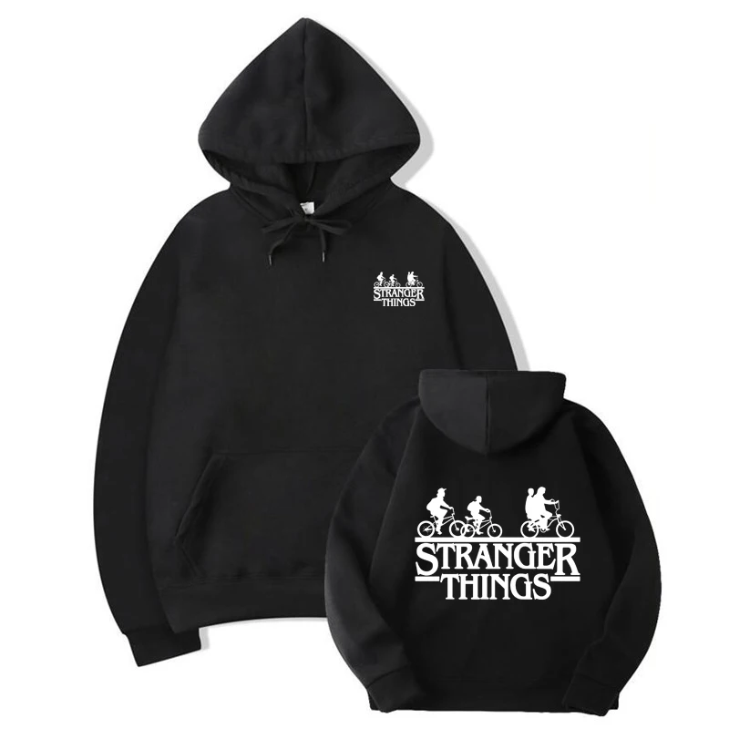 

HOWL LOFTY Men's Hoodie Sweatshirt Men's Fashion Before after Letter Print Hoodie Men & Women Sweater stranger thingswhiteprint