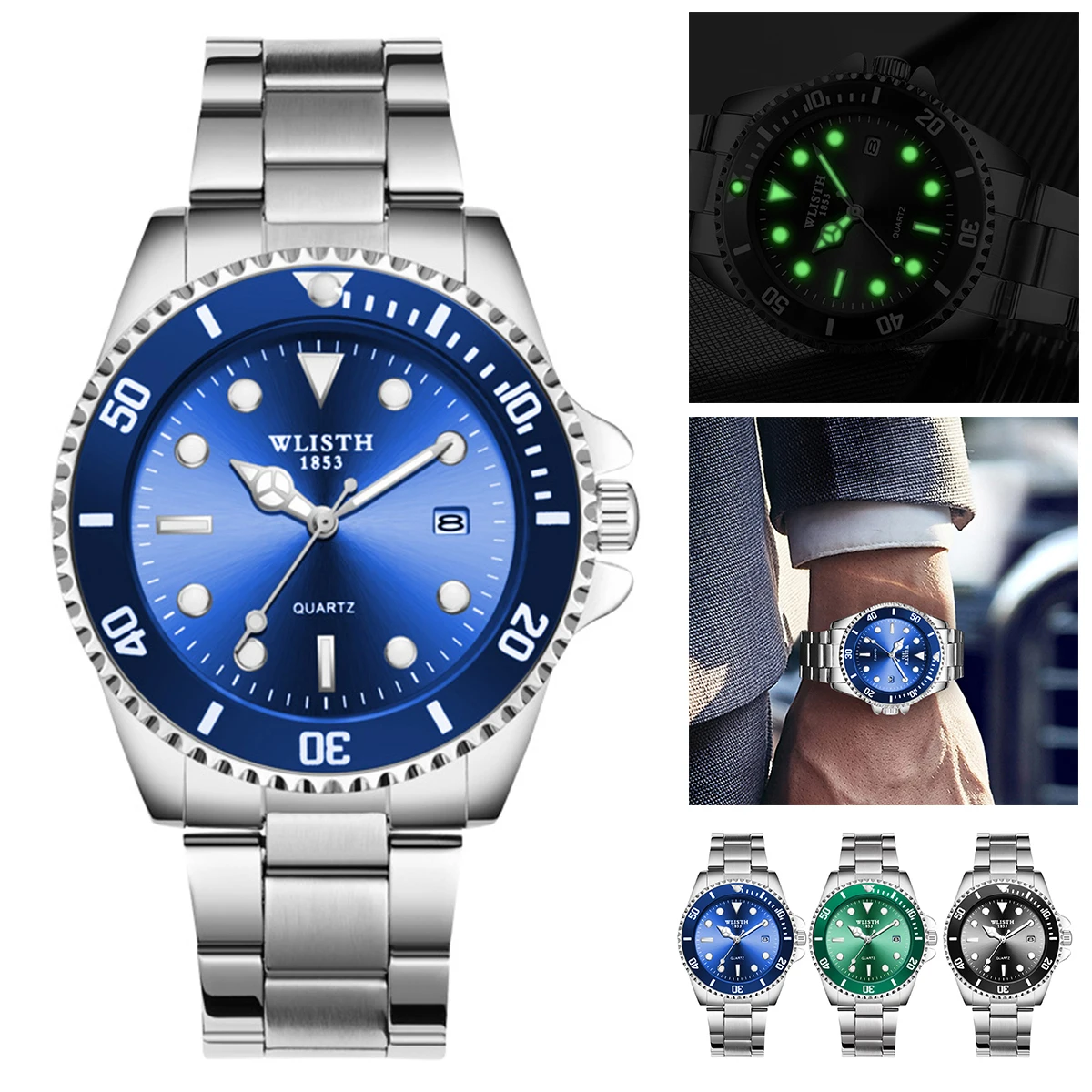 New Top Brand Luxury Men's Watch 30m Waterproof Date Clock Male Sports Watches Men Quartz Casual Wrist Watch
