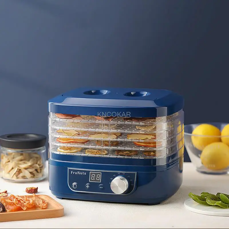 5 tăvi mini deshidratator alimentar uscător de fructe uscător de uz casnic bebeluși animale de companie gustări fructe și legume gustări uscător de aer UE_voghion.com