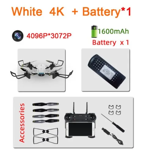 With Foam box SG700 RC Дроны с двойной камерой hd RC вертолет 4k Дрон 20 минут долгий полёт Профессиональный Квадрокоптер Follow Me drohne игрушки - Цвет: With Foam box