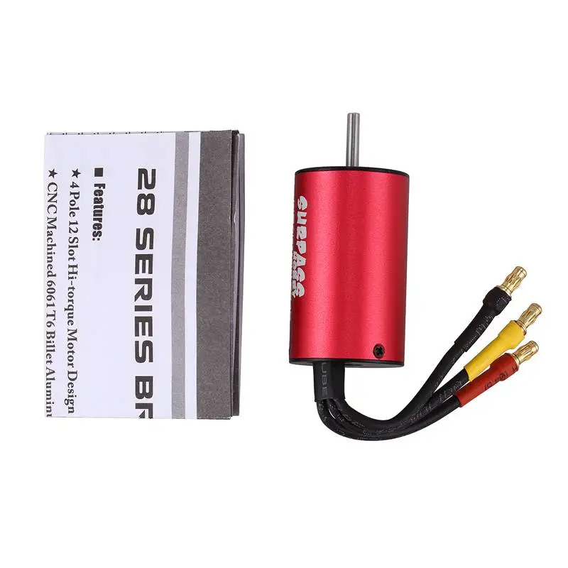 SURPASS HOBBY S2845 3100KV бесщеточный двигатель для 1/18 1/16 1/14 RC автомобилей