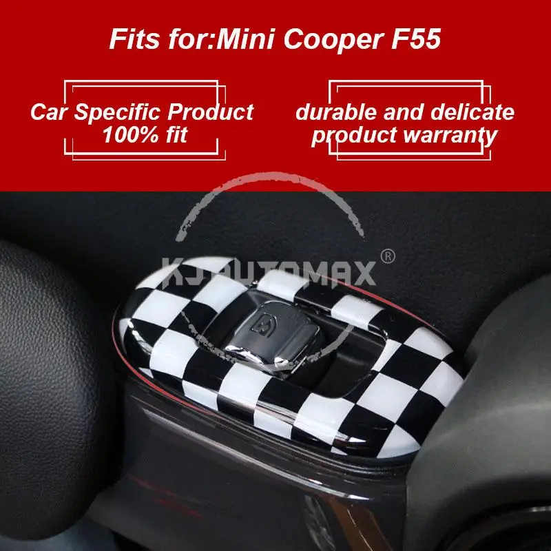 KJAUTOMAX для Mini Cooper F55 окна подъемное устройство для украшения Пластик красный розовый проверки автомобильные аксессуары 4 шт./компл