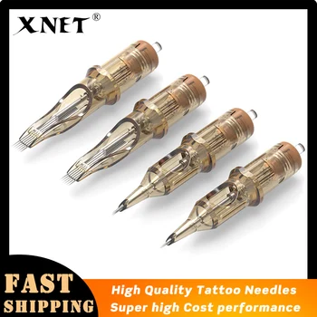 

XNET Revolution Tattoo Needles Mix Shading Cartridge Level A 0.3mm 0.35mm High Qualiy Disposable Tattoo Cartridges RS RL M1 MC