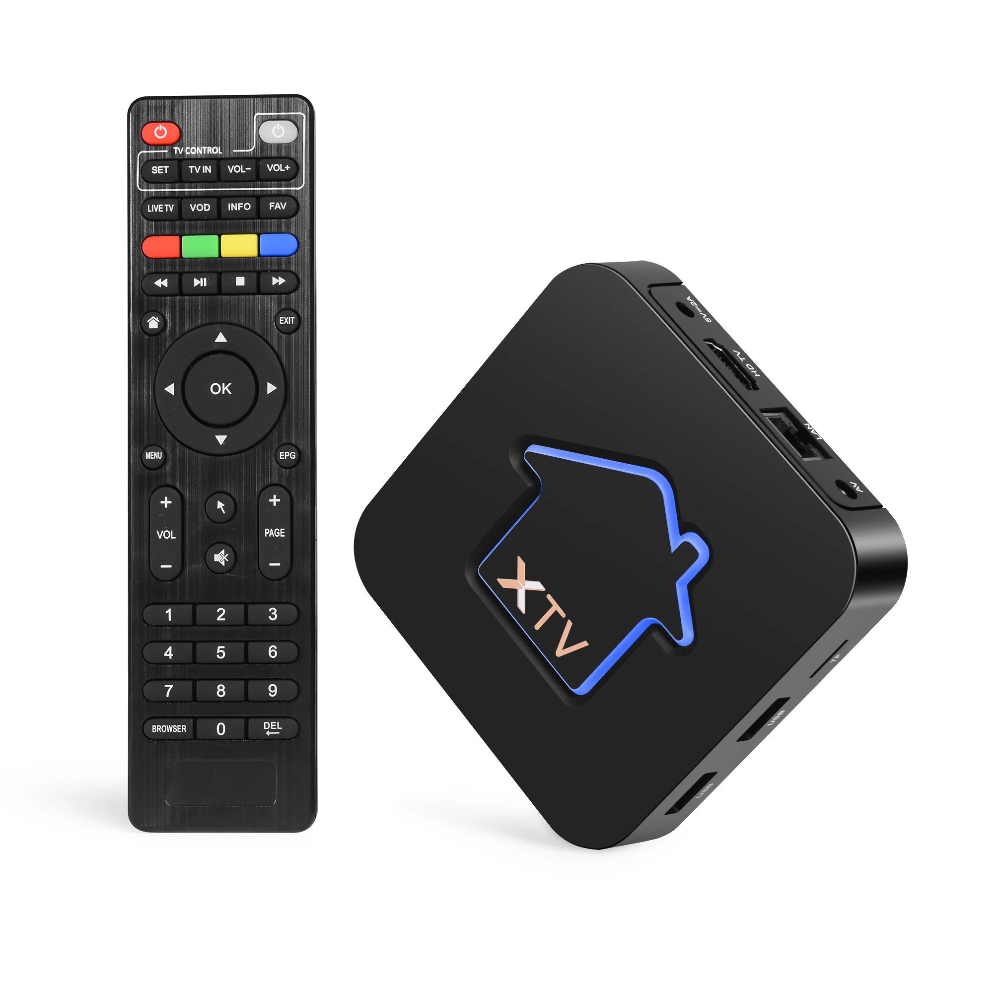 ТВ приставка Procaja X, Android 7,1, ОЗУ 1 ГБ, ПЗУ 8 ГБ, Amlogic S905X, ТВ смарт-медиаплеер, поддержка IP ТВ, код 4 K, сталкер, медиаплеер