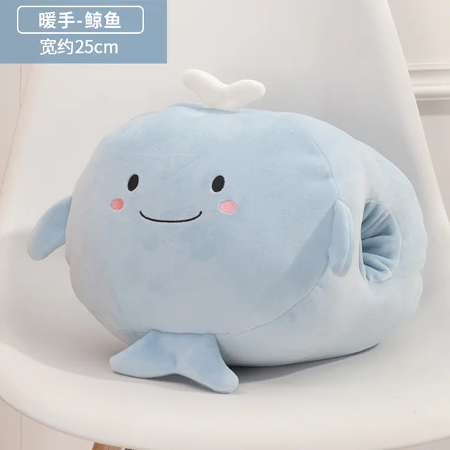 Согревающие руки Подушка креативная плюшевая игрушка Kawaii мультяшная Подушка Новинка согревающие плюшевые перчатки осень зима рождественский подарок
