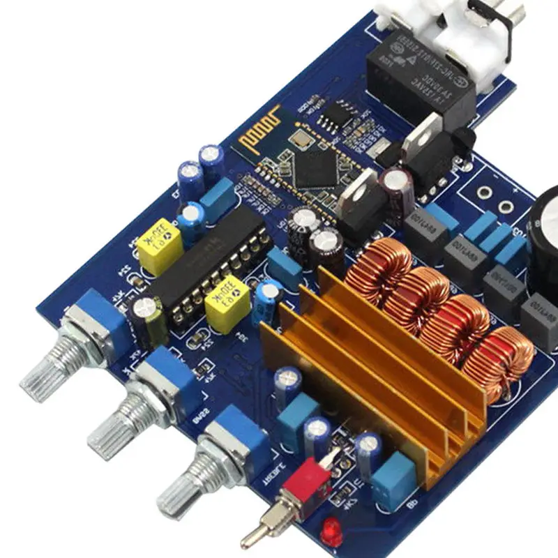 Tpa3116+ Lm1036 Bluetooth 2,0 класса D 2 канальный усилитель доска 50 Вт+ 50W с высокими частотами регулировки баса