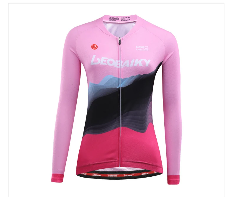 LEOBAIKY Pro велосипедная майка женская велосипедная одежда Roupa Maillot ciclismo с длинным рукавом для езды на велосипеде Женская одежда для велоспорта - Цвет: Многоцветный