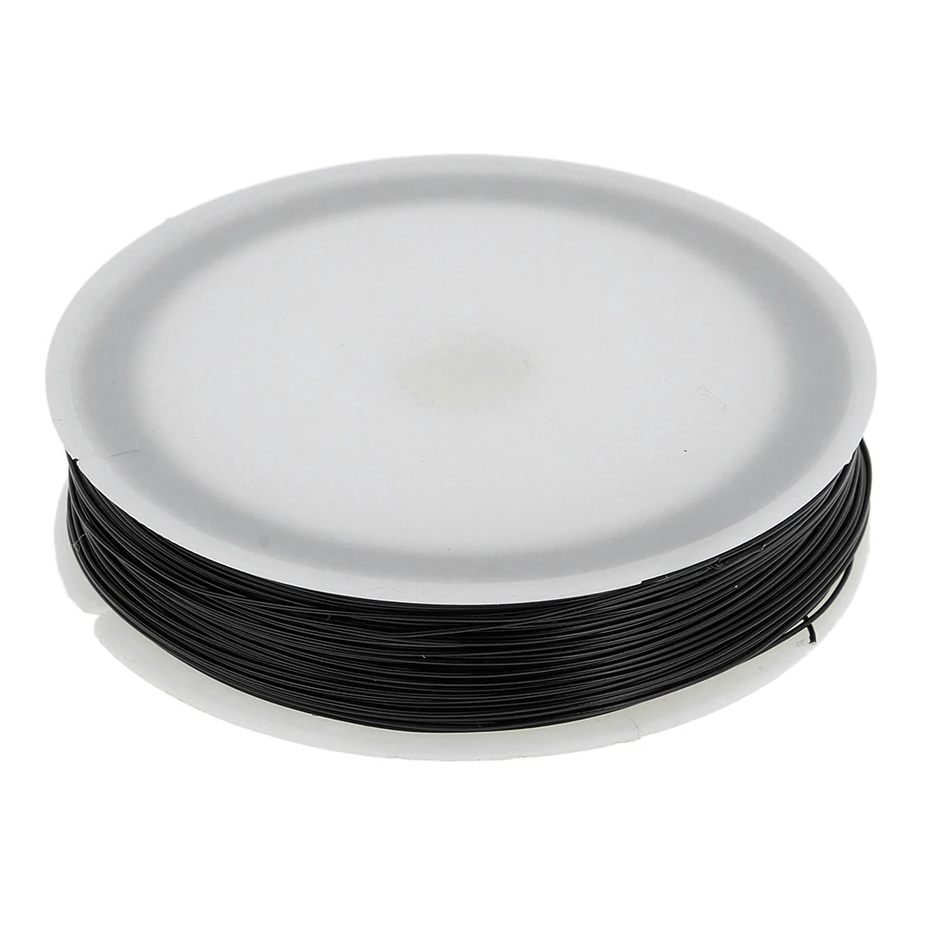 40m Length Iron Wire Thin Iron Line For DIY Hobby Model Making Tool Black